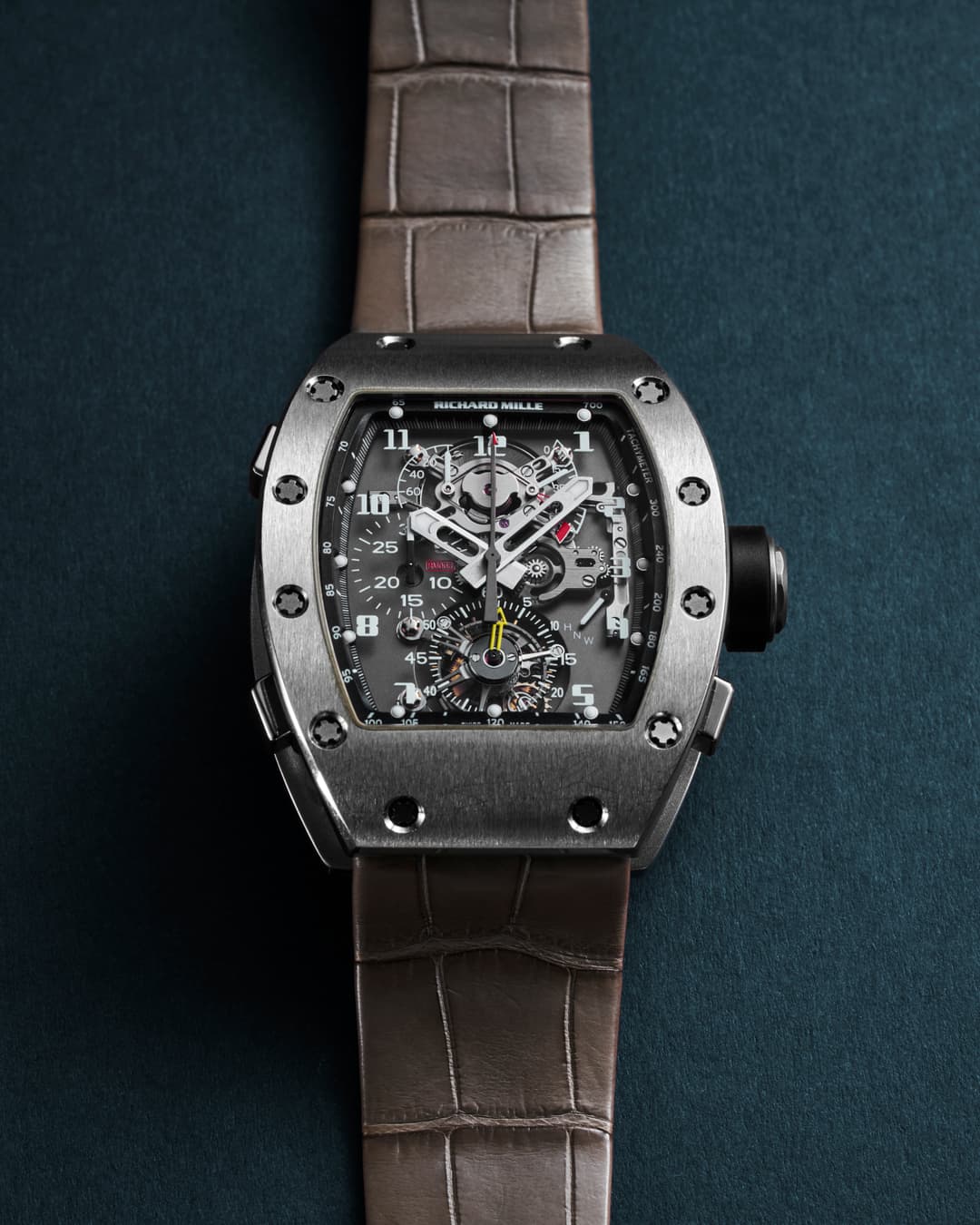 Richard Mille RM 008 Split-Seconds, a piece of the kind members record on the Social Club register